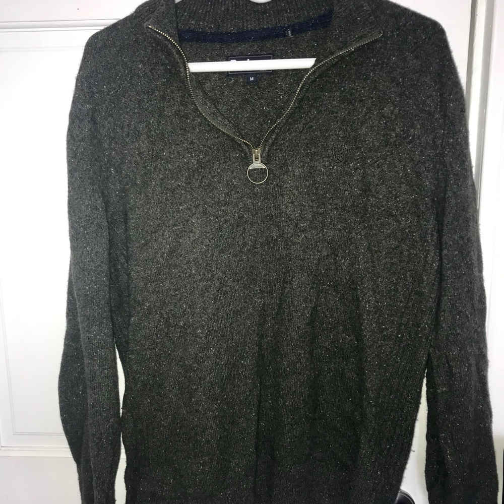 Barbour quarter-zip sweater!!